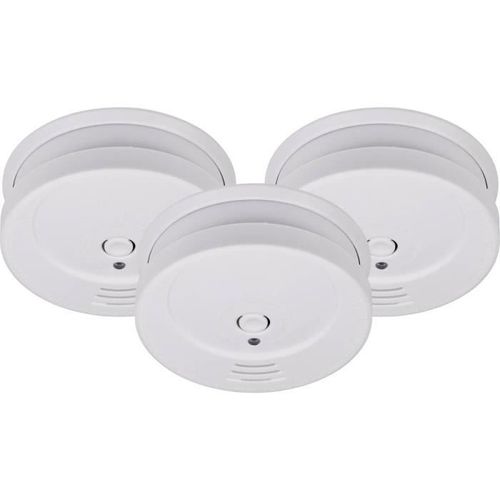 Détecteur de fumée Brennenstuhl 1290080003 jeu de 3 3 pc(s)