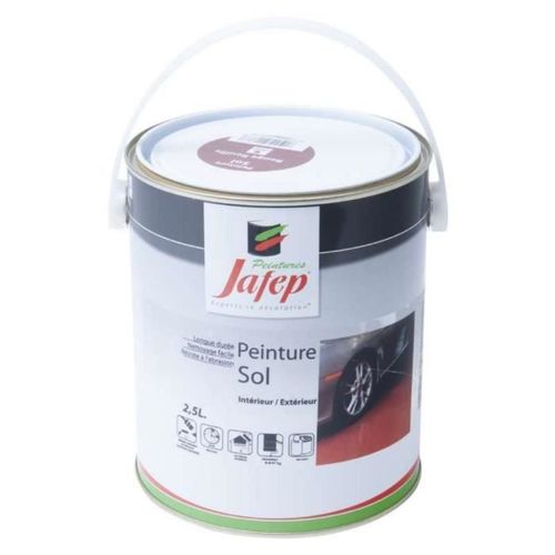 Peinture sol rouge rouille 2,5 L