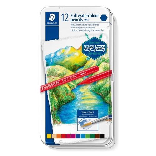 Staedtler - Crayons De Couleur Mine Intégrale Aquarellable - Multicolore