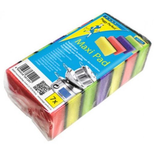 Peggy Perfect Eponge à récurer Maxi Pad, paquet de 7 0,000000 Noir