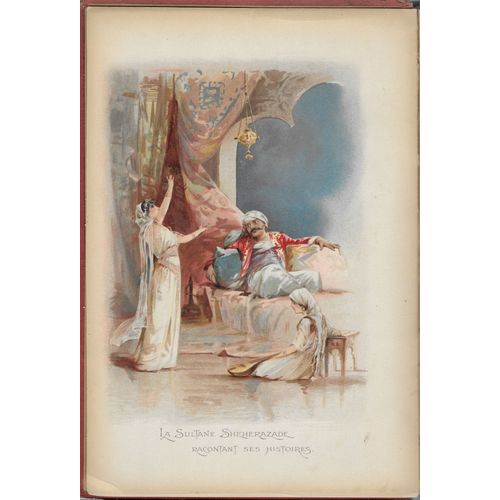 Contes Des Mille Et Une Nuits. Guerrier De Haupt, Marie With Illustrations By Brundage And Grey Edité Par Raphaël Tuck Et Fils, Librairie Artistique De La Jeunesse, Paris, 1900