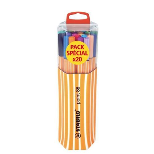 Stabilo Point 88 "Pack Special X20" Stylos-Feutres