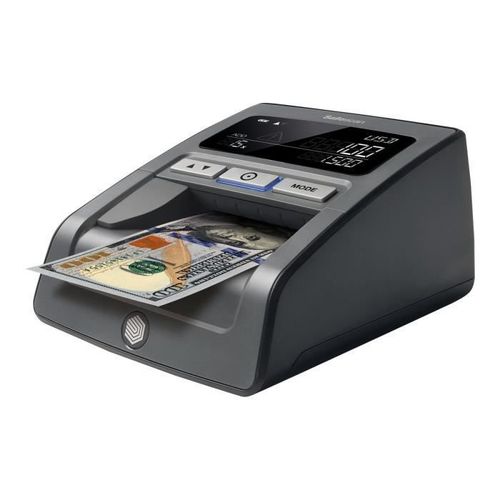 Safescan 185-S Détecteur De Faux Billets Automatique Eur, Gbp, Usb, Sgd, Hkd, Cny, Jpy, Myr Noir