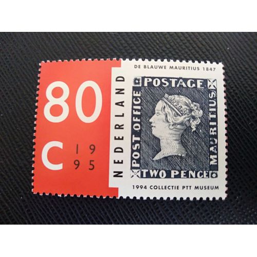 Timbre Pays Bas Yt 1498 Achat Du Blue Mauritius Par Ptt Museum 1995 ( 050906 )