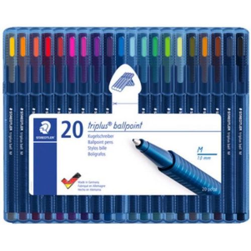 Staedtler Stylo ... Bille Triplus Ball 437 M, 'tui De 4 0,000000 Noir