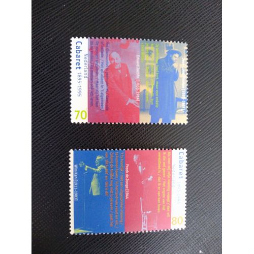 Timbre Pays Bas Yt 1520 - 1521 Série: Centenaire Du Cabaret Néerlandais 1995 ( 050906 )