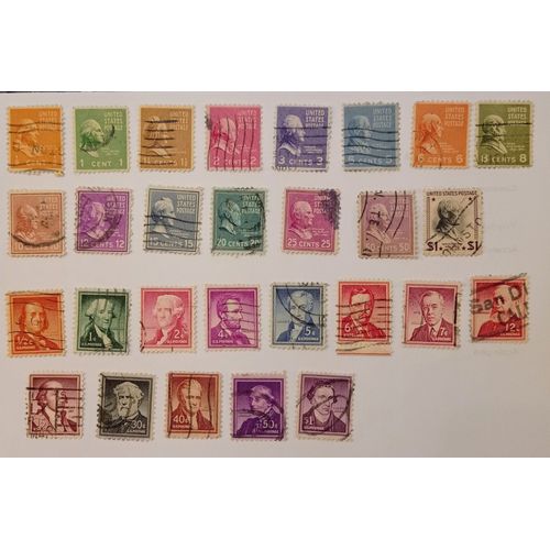 Timbres Oblitérés Usa Présidents Des Etats Unis