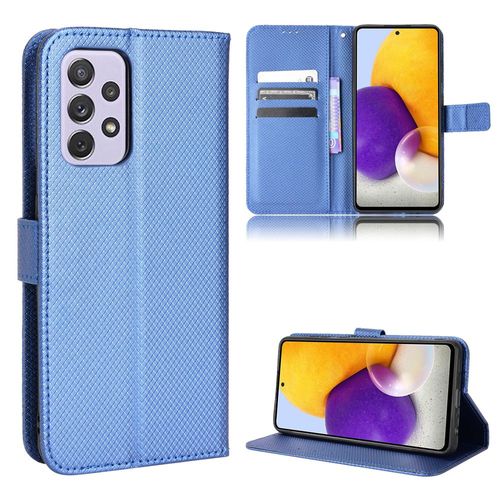 Coque Samsung Galaxy A72 4g,Etui Pour Samsung Galaxy A72 4g,Coque En Cuir Pour Samsung Galaxy A72 4g,Convient A Etui La Samsung Galaxy A72 4g,Bleu