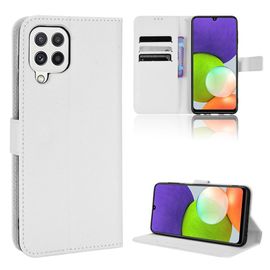 Coque Samsung Galaxy A22 4g,Etui Pour Samsung Galaxy A22 4g,Coque En Cuir Pour Samsung Galaxy A22 4g,Convient A Etui La Samsung Galaxy A22 4g,Blanc