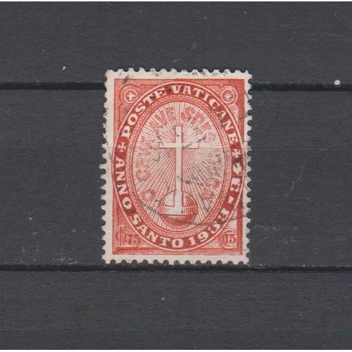 N° 41 Timbre Vatican Oblitere De 1933 Cote : 15 €