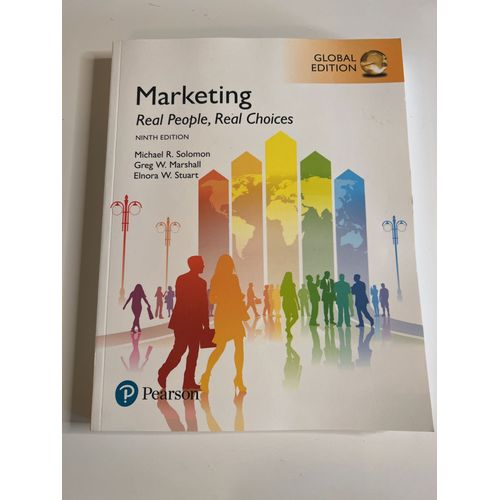 Marketing: Real People, Real Choices, Global Edition