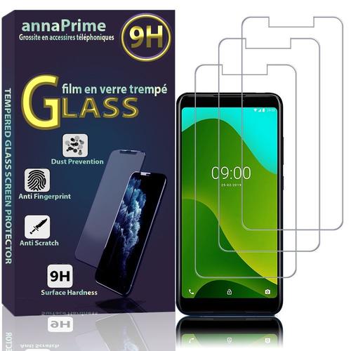 Lot / Pack De 3 Films Verre Trempé Pour Wiko Jerry 4 5.99" Protection D'écran