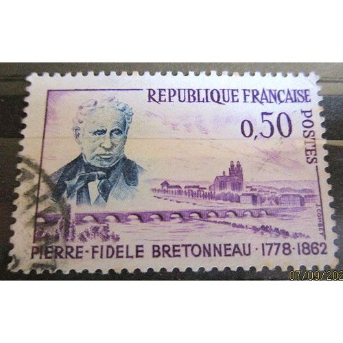 1962. F1328: Centenaire De La Mort Du Docteur Bretonneau.