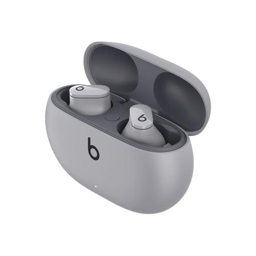 Beats Studio Buds - Écouteurs sans fil avec micro - intra-auriculaire - Bluetooth - Suppresseur de bruit actif - isolation acoustique - gris lune