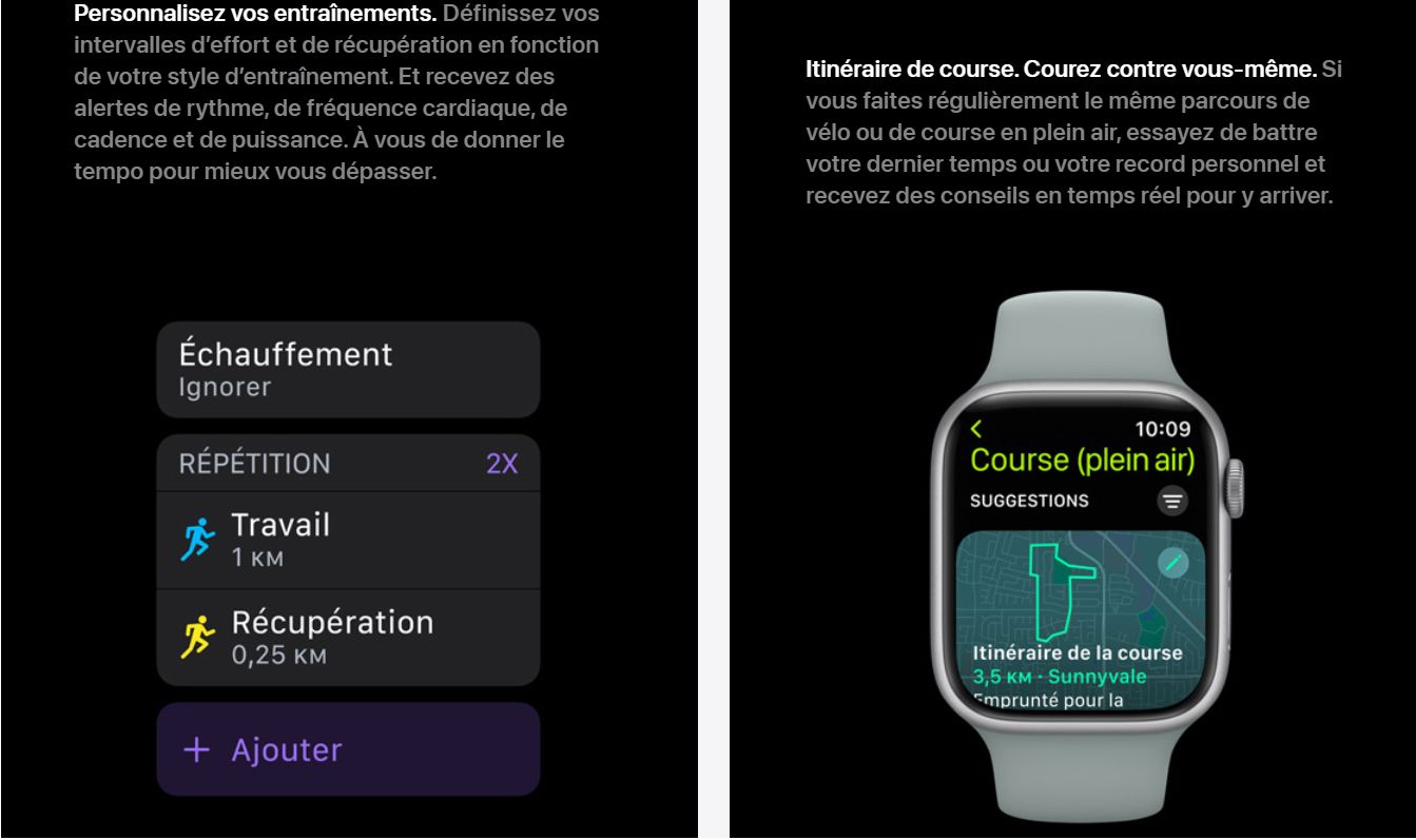 Apple Watch Series 8 GPS + Cellular, boîtier Acier inoxydable or 45mm avec Boucle Milanaise Or image 3 | Rakuten