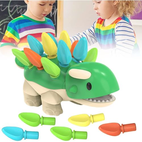 Jeux Enfant,Jouet Dinosaure,Jouet Éducatif Pour Les Tout-Petits,Jouet Montessori À Partir De 1 À 2 À 3 Ans,Enfant Cadeaux