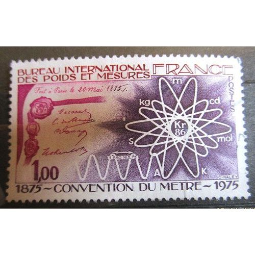 1975. F1844: Convention Du Mètre.
