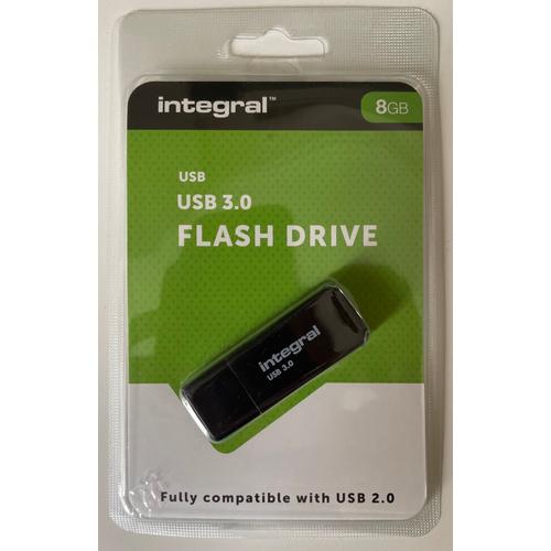 Clé USB 3.0 (fully compatible with USB 2.0) 8 Go Integral Flash Driver