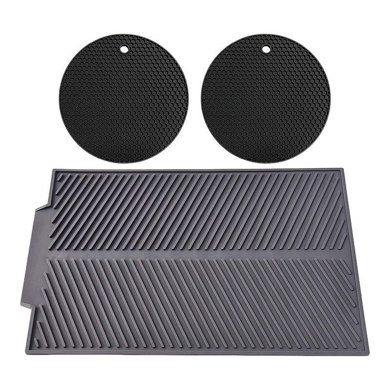 2 Pcs Tapis De Cuisson En Silicone Diamtre 20 Cm Tapis De