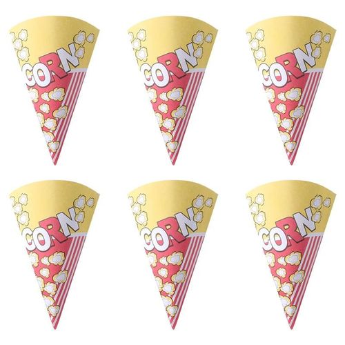 Sacs À Popcorn En Papier, Boîtes De Sac En Papier, Boîte De Fête Cône Alimentaire, Cônes De Friandises, Bonbons, Conteneur De Collation, Triangle Bébé Pâques, 50 Pièces