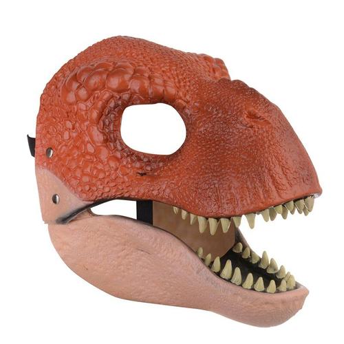 Masque De Dinosaure D'halloween, Couvre-Chef D'horreur En Latex À Bouche Ouverte, Accessoire De Cosplay, Masque Tyrannosaure Rex