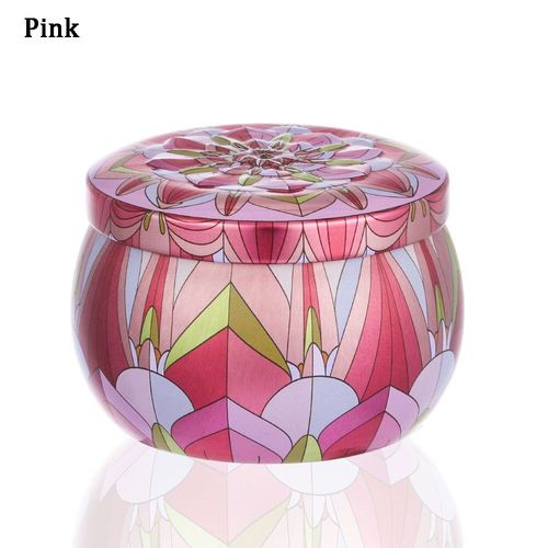 Boîte en fer blanc pour fleurs 1 pièce | Pot à thé en étain scellé en forme de tambour, conteneur de rangement étanche multifonction fournitures de fête, décoration de la maison