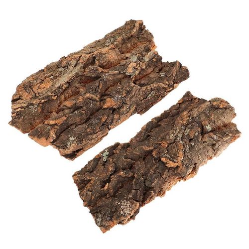 Terrarium En Écorce De Liège Naturel, 2 Pièces, Plateforme D'escalade, Ornement De Reptile, Cabane En Écorce De Lézard