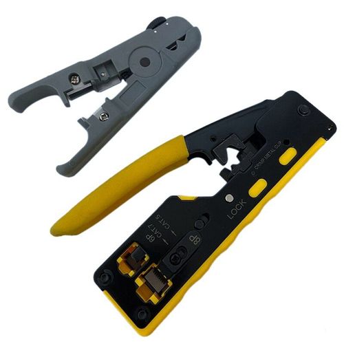 Outil de sertissage pour connecteurs Standard RJ45 RJ12 CAT5 CAT6, pour prises modulaires blindées