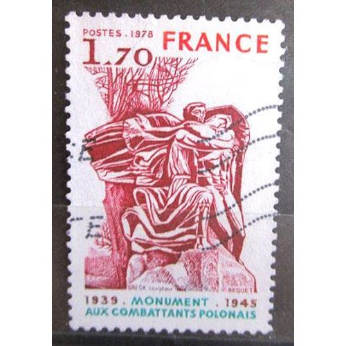 1978. F2021: Monuments Aux Combattants Polonais De 1939-1945.