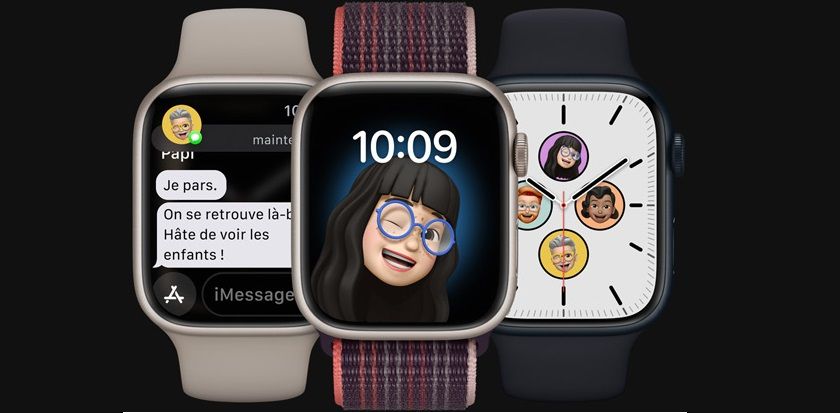 Apple Watch Series 8 GPS + Cellular, boîtier Acier inoxydable or 45mm avec Boucle Milanaise Or image 2 | Rakuten