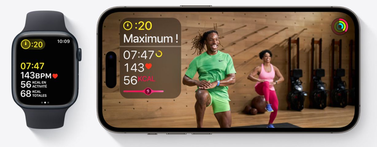 Apple Watch Series 8 GPS + Cellular, boîtier Acier inoxydable or 45mm avec Boucle Milanaise Or image 1 | Rakuten