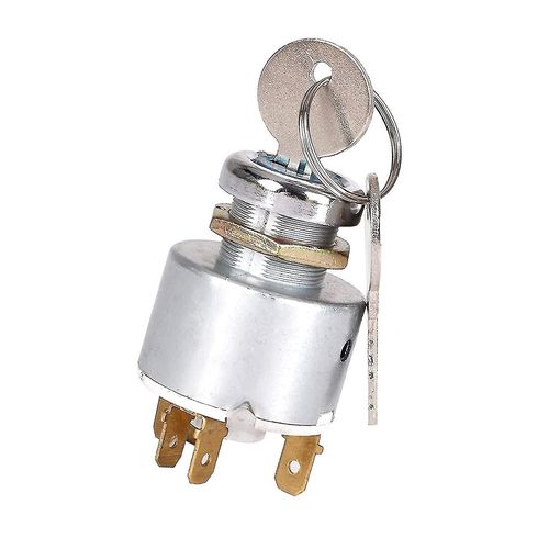 Commutateur D¿Allumage, Commutateur De Démarrage Universel Du Moteur 12v Avec Clé Pour Moto, Tracteur, Voiture Et Bateau Tracteur De Cinq Pieds T