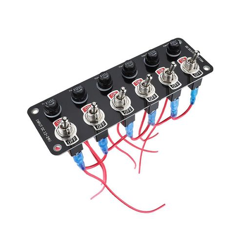 12 / 24v Panneau De Voiture Multi Interrupteur De Panneau De Commande Contrôle De L¿Alimentation Universel
