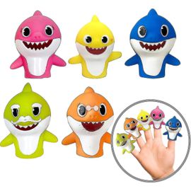 2024 Marionnettes À Doigt Baby Shark, Paquet De 5, 1ère Génération-Hhny