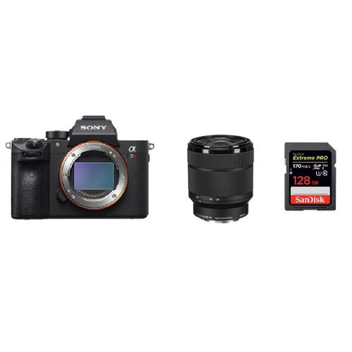 Sony Alpha 7R III + SEL FE 28-70mm f / 3.5-5.6 OSS + SanDisk 128GB Extreme PRO 170 MB / s + NP-FZ100 + Bag