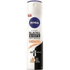 Nivea - Black & White Invisible Ultimate Impact - Antiperspirant Spray 150ml 
