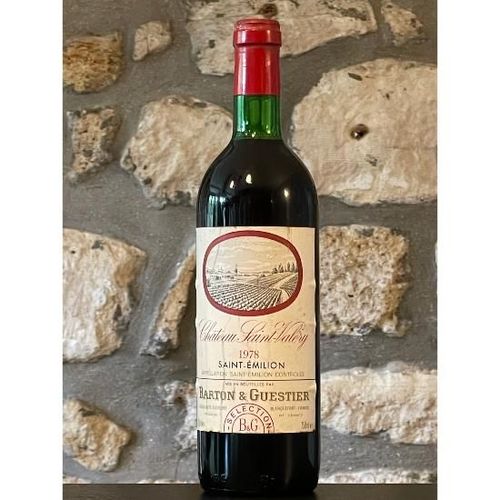 Vin Rouge, St Emilion Grand Cru, Château Saint Valery 1978