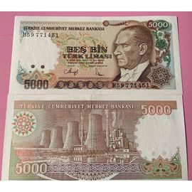 Billet Turquie 5000 Lira