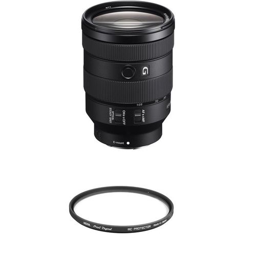 Sony E 24-105mm F4G OSS + HOYA 77mm PRO 1D Protector