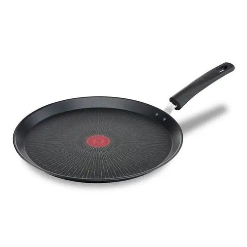 Poêle À Crêpes Tefal Unlimited, Poêle À Crêpes De 28 Cm, Ustensiles De Cuisine Anti-Adhésifs, Résistante Aux Rayures, Facile À Nettoyer, Sûre, Revêtement Anti-Adhésif, Thermo-Signal, Cuisson Saine, Crêpes Dorées, Poêle À Induction, G25939az
