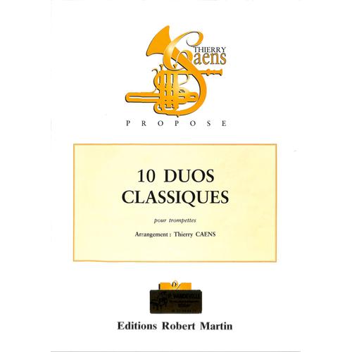 Th. Caens - 10 Duos Classiques Pour Trompettes