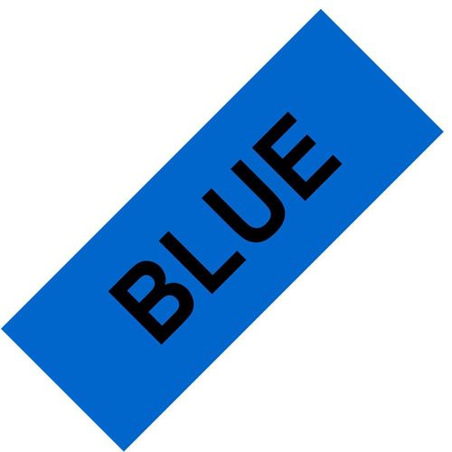 Cassette À Ruban Pour Étiqueteuse Dymo,Compatible Avec D1,12mm,45010,45013,40910,40913,43613,43610,Lm160,280 - Type Black On Blue-12mm