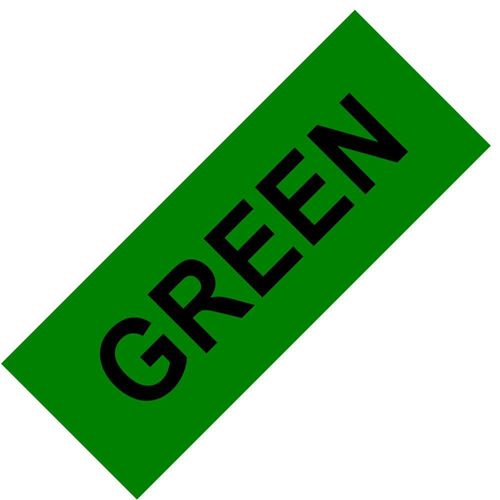 Cassette À Ruban Pour Étiqueteuse Dymo,Compatible Avec D1,12mm,45010,45013,40910,40913,43613,43610,Lm160,280 - Type Black On Green-24mm