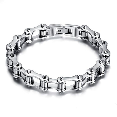 Zense - Gourmette Chaîne De Moto Pour Homme En Acier Inoxydable Zb0344