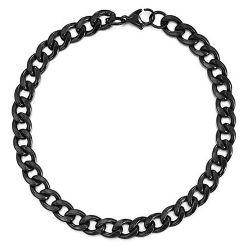 Zense - Gourmette Homme En Acier Noir Zb0328