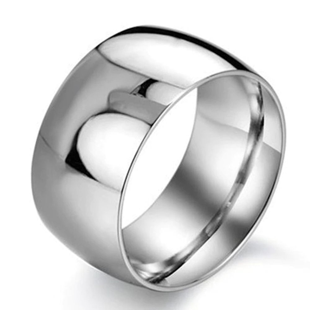 Zense - Bague Pour Homme En Acier De Titane Argenté Zr0163