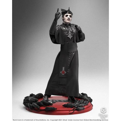 Rock Iconz: Ghost - Cardinal Copia Black Cassock Limited Edition Statue - Knucklebonz