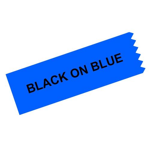 Ruban Fluorescent en plaveink pour imprimante Epson,SK12P,SK12D,SK12Y,SK12G,pour modèle King,denim,SS12KW,Compatible avec les étiqueteurs LabelWorks LW-300 et 400 - Type Black on Blue-9mm