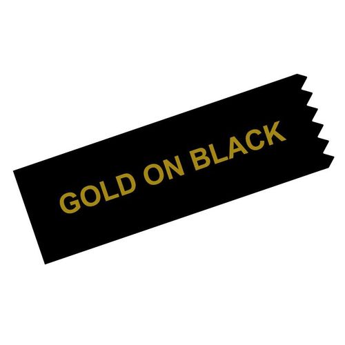 Ruban Fluorescent en plaveink pour imprimante Epson,SK12P,SK12D,SK12Y,SK12G,pour modèle King,denim,SS12KW,Compatible avec les étiqueteurs LabelWorks LW-300 et 400 - Type Gold on Black-24mm