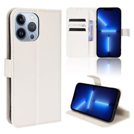 Coque Iphone 13 Pro,Etui Pour Iphone 13 Pro,Coque En Cuir Pour Iphone 13 Pro,Convient A Etui La Iphone 13 Pro,Blanc
